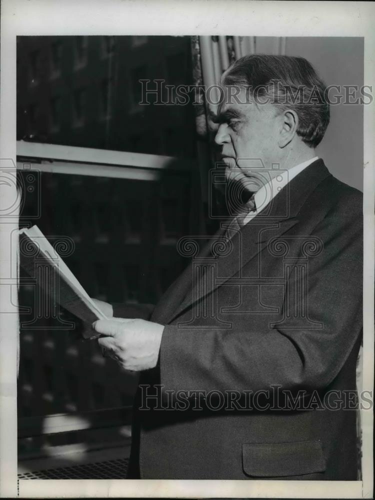 1946 Press Photo John L Lewis to Take Hand in Negotiations Between Miners Strike - Historic Images