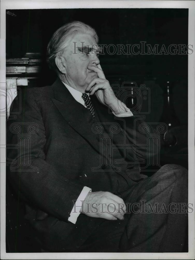 1955 Press Photo John L Lewis - nep08471 - Historic Images