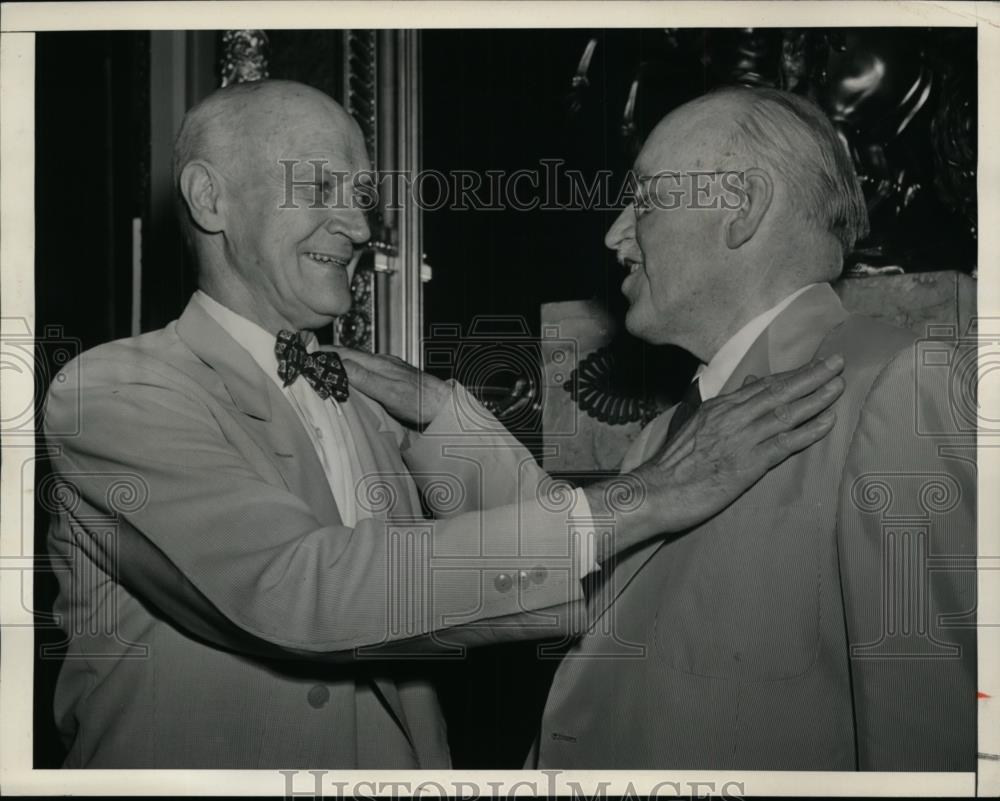 1954 Press Photo Senator Alexander Smith &amp; Senator Ralph Flanders (R) Vermont - Historic Images