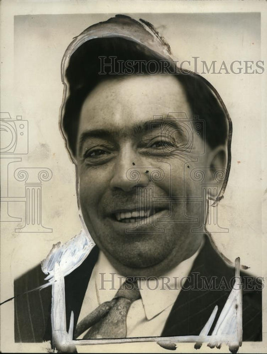 1925 Press Photo Richard Blackie Ford Served 12 Years in Prison for Riot - Historic Images
