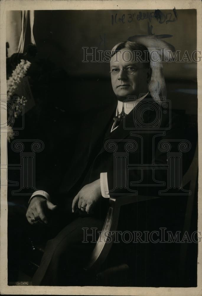 1920 Press Photo Hiram Johnson, Republican Senator from California - nep09523 - Historic Images
