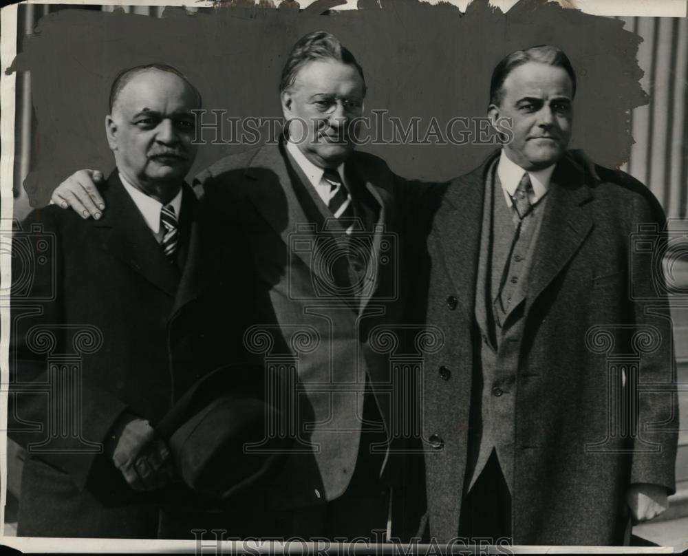 1928 Press Photo Senators Charles Curtis, James Watson, Frank Willis - nep10005 - Historic Images