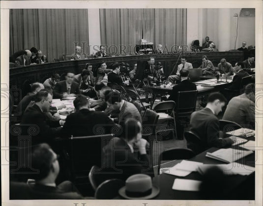 1951 Press Photo General View of House Ways & Means Committee Room - nep10076 - Historic Images