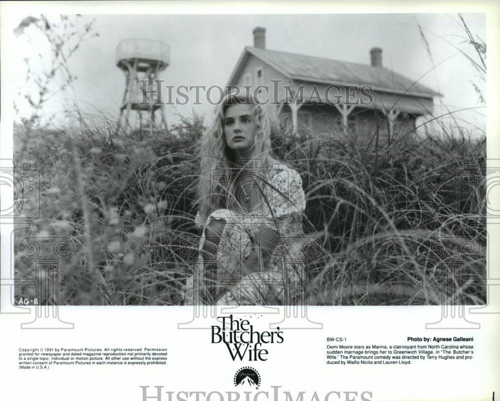 1991 Press Photo Demi Moore stars in The Butcher's Wife. - spp02907 ...