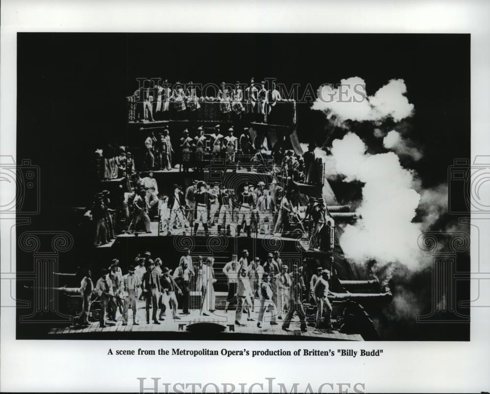 1991 Press Photo A scene from the Metropolitan Opera's production of Billy Budd. - Historic Images