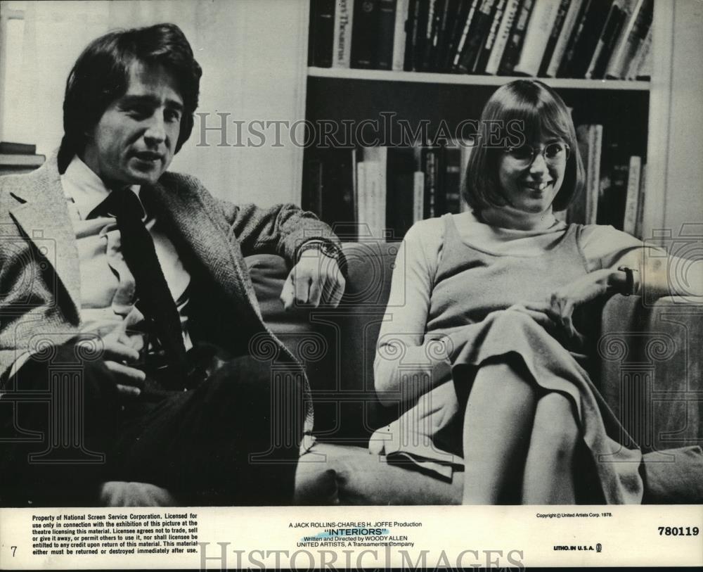1978 Press Photo Sam Waterston and Marybeth Hurt star in Interiors. - spp07007 - Historic Images