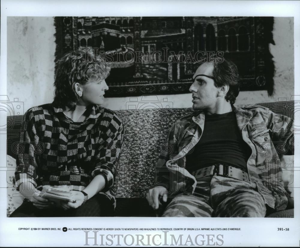 1984 Press Photo Diane Keaton & Michael Christopher in The Little Drummer Girl. - Historic Images