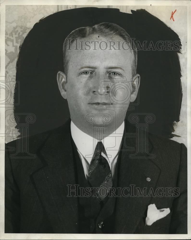 1929 Press Photo JD Hogue Jr editor Vincennes Indiana Sun - nem35420 - Historic Images