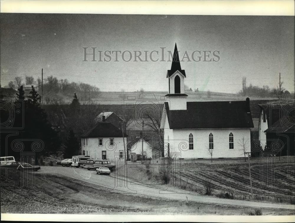 1980 Press Photo North Windsor Untied Methodist Church attended Sunday morning - Historic Images