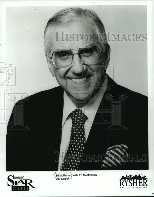 1994 Press Photo Ed McMahon hosts Ed McMahon's Star Search - Historic Images