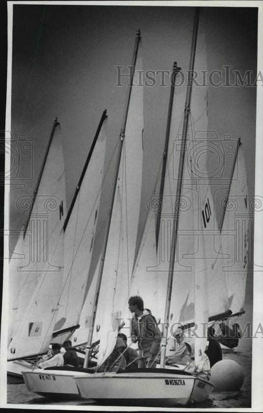 1989 Press Photo Inland Lakes Yachting Association Class X Championship Regatta - Historic Images