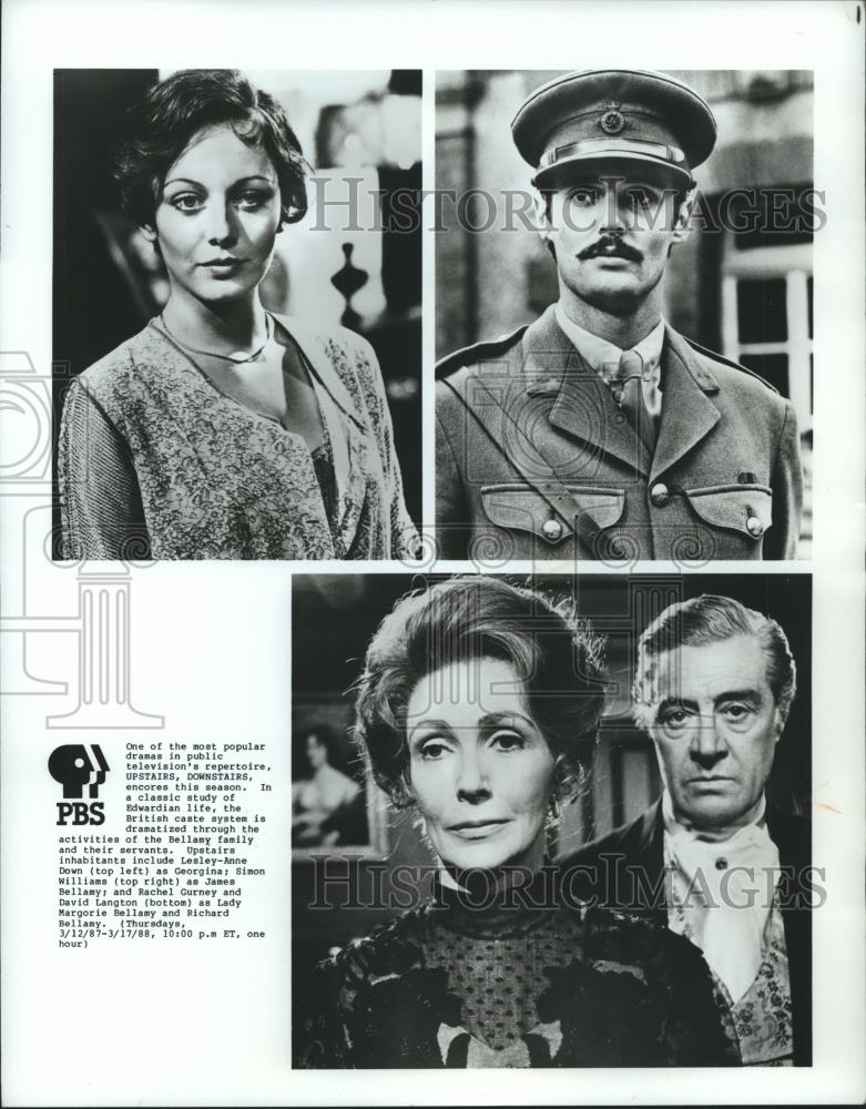 1967 Press Photo Stars of drama Upstairs, Downstairs - spp30701 - Historic Images