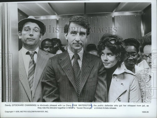 1980 Press Photo Stockard Channing and Sam Waterston in MGM's Sweet Revenge - Historic Images