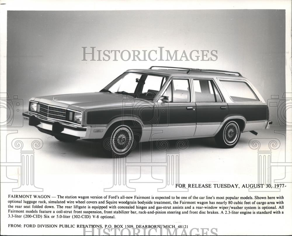 1977 Press Photo The New Fairmont Wagon by Ford is Expected to Be Most Popular - Historic Images
