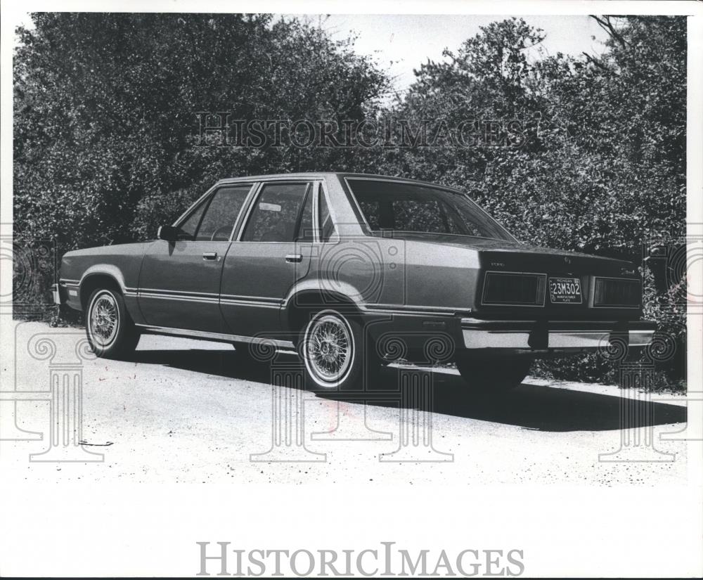 1977 Press Photo 1978 Model of a Ford Fairmount Car Being Modeled - mjb12387 - Historic Images