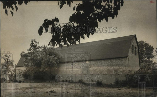 1978 Press Photo Barn Near North Side, Believed to be Former Borden Co. Stable - Historic Images