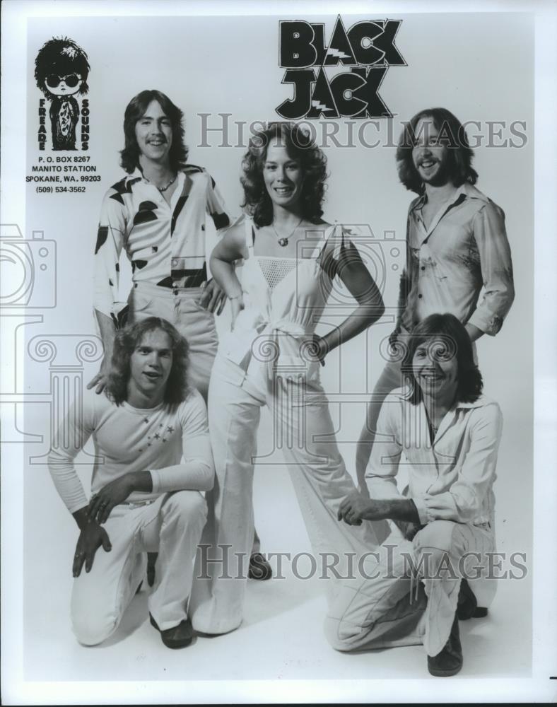 1978 Press Photo Black Jack American Rock Band - spp29186 - Historic Images