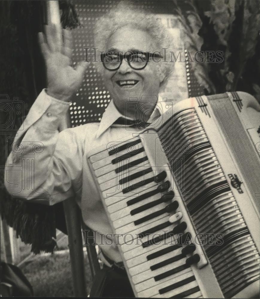 1979 Press Photo Accordion player Philip Di Meo at Festa Italiana - mjb03449 - Historic Images