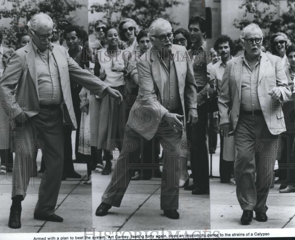 1979 Press Photo Art Carney dances in a scene from Going in Style. - spp23806 - Historic Images