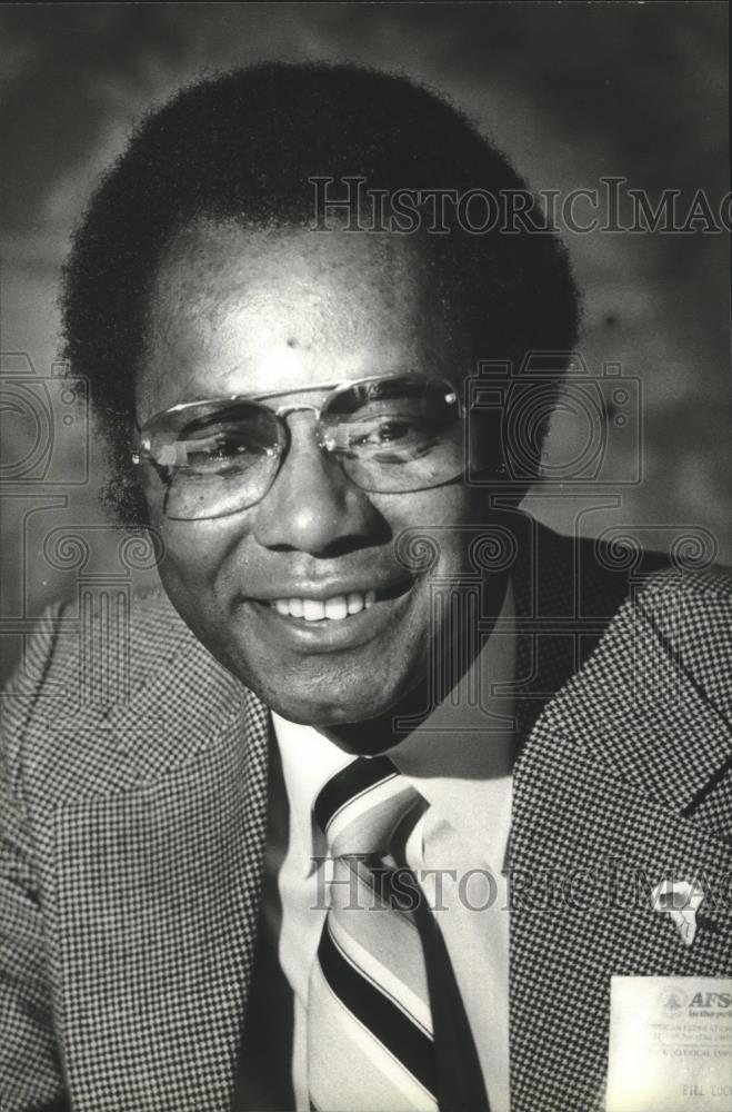 Secretary-Treasurer William Lucy, 1980 vintage press photo print ...