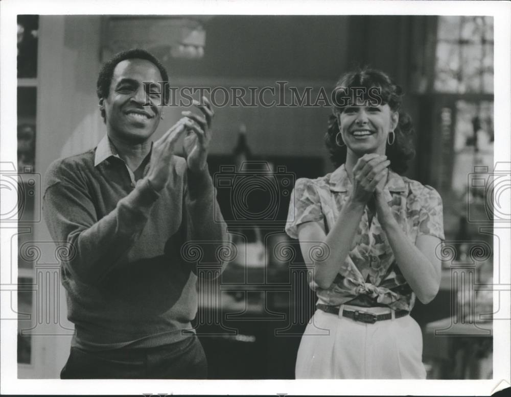 1980 Press Photo Robert Guillaume and Caroline McWilliams, actors for ABC - Historic Images