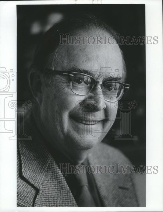1984 Press Photo Professor James Fosdick, University of Wisconsin-Madison. - Historic Images