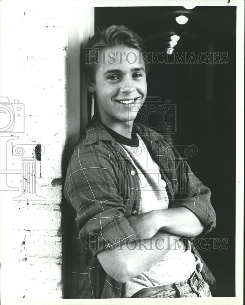 1984 Press Photo Chad Lowe actor in CBS show, "Silence of the Heart" - mjb14542 - Historic Images