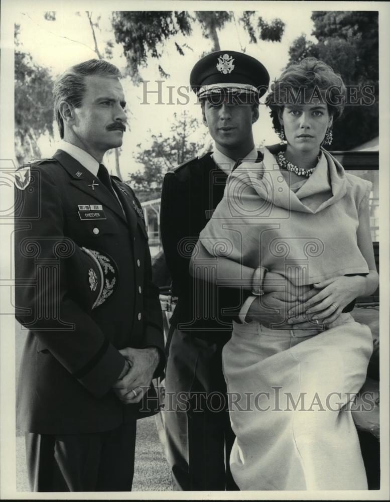 1984 Press Photo David Doyle and Marjorie Lord star in "Sweet Revenge" - Historic Images