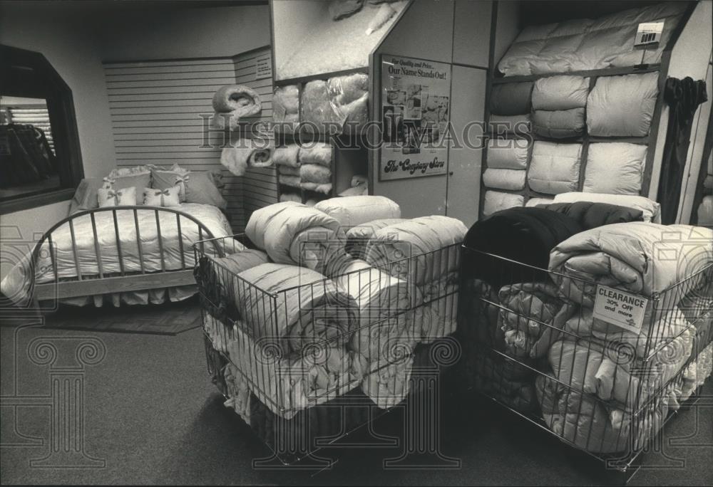 1987 Press Photo The Company Store in the Factory Outlet Center of Kenosha - Historic Images