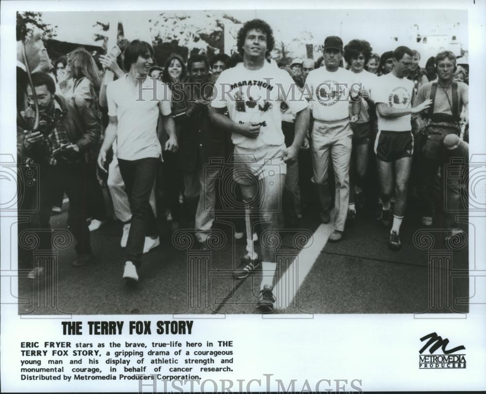 1987 Press Photo Eric Fryer stars in The Terry Fox Story spp31164