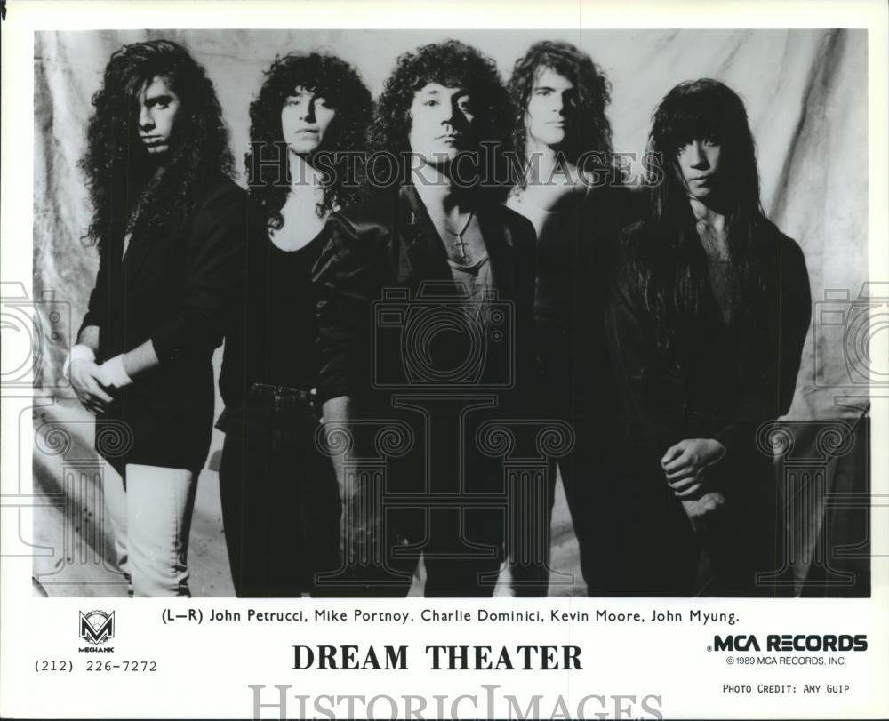 1990 Press Photo Members of the Dream Theatre - spp26595 - Historic Images