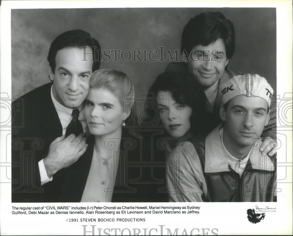 1991 Press Photo The regular cast members of "Civil Wars" - spp21542 - Historic Images