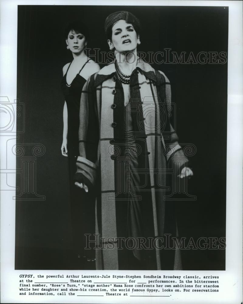 1991 Press Photo A scene from Broadway classic, "Gypsy" - spp22928 - Historic Images