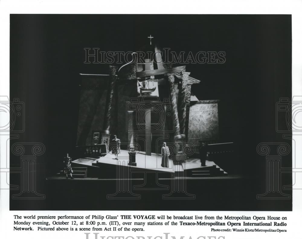 1992 Press Photo A scene from Act II of The Voyage, at Metropolitan Opera House. - Historic Images