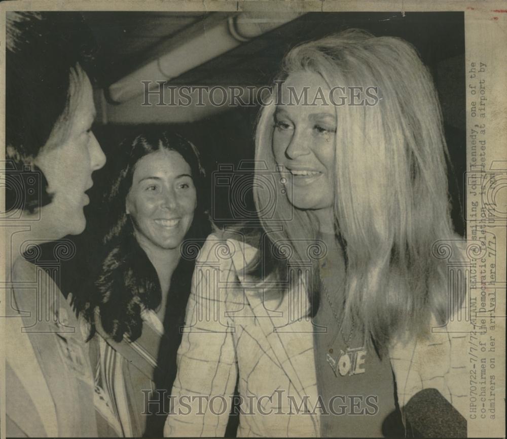 1972 Press Photo Joan Kennedy - RRV17383 - Historic Images