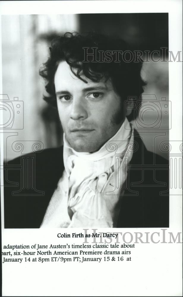 1996 Press Photo Colin Firth as Mr. Darcy in "Pride and Prejudice" - spp29361 - Historic Images