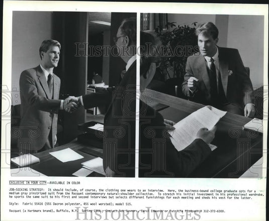1984 Press Photo Fashion for New York Law Students - mjb26136 - Historic Images