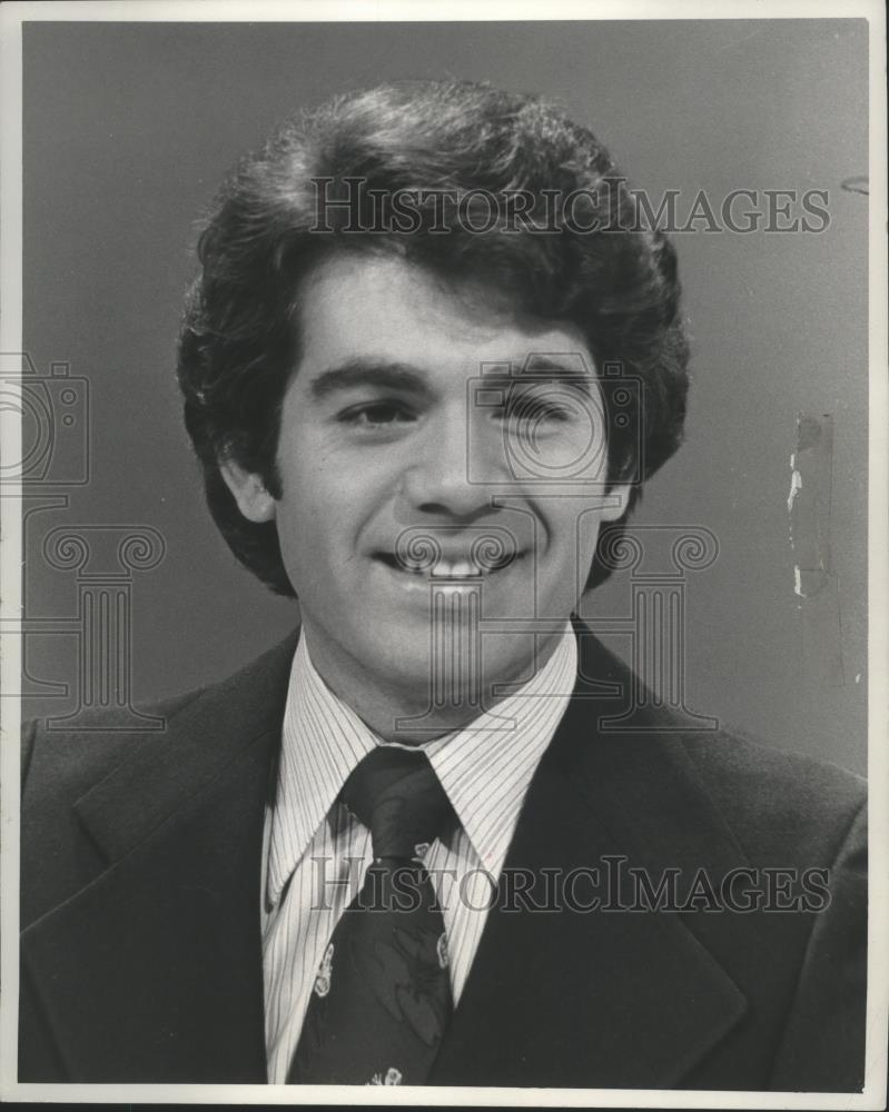 1978 Press Photo Vince Gibbens, Channel 12 News Co-Anchor, Milwaukee - mjb27164 - Historic Images
