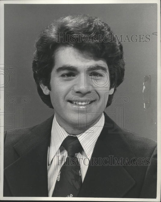 1978 Press Photo Vince Gibbens, Channel 12 News Co-Anchor, Milwaukee - mjb27164 - Historic Images