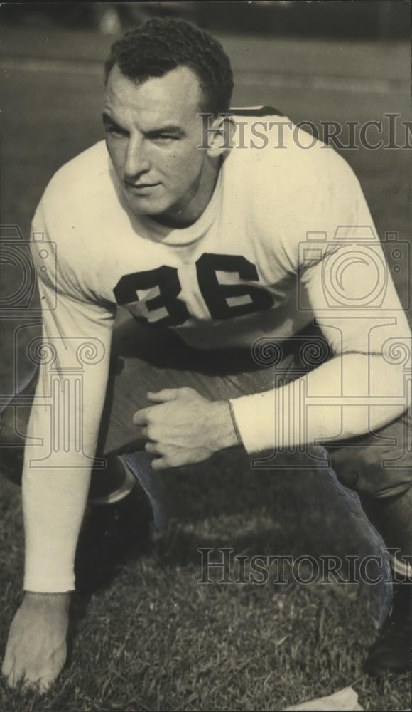 Press Photo University Of Alabama Varsity Football Guard Junior Lewis Bostick - Historic Images