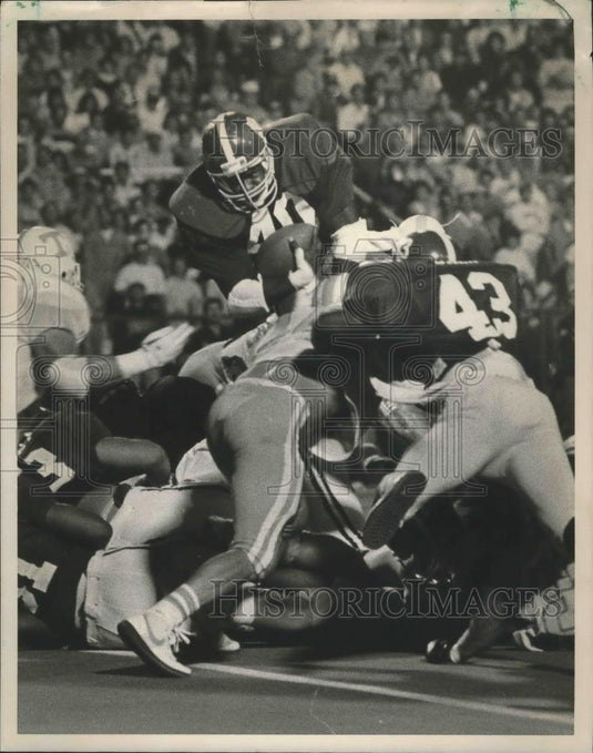 Press Photo Alabama vs Tennessee football- Alabama