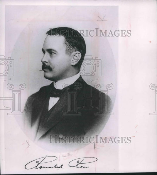 Press Photo Ronald Ross, 1902 Nobel Prize winner, British Physician. - Historic Images