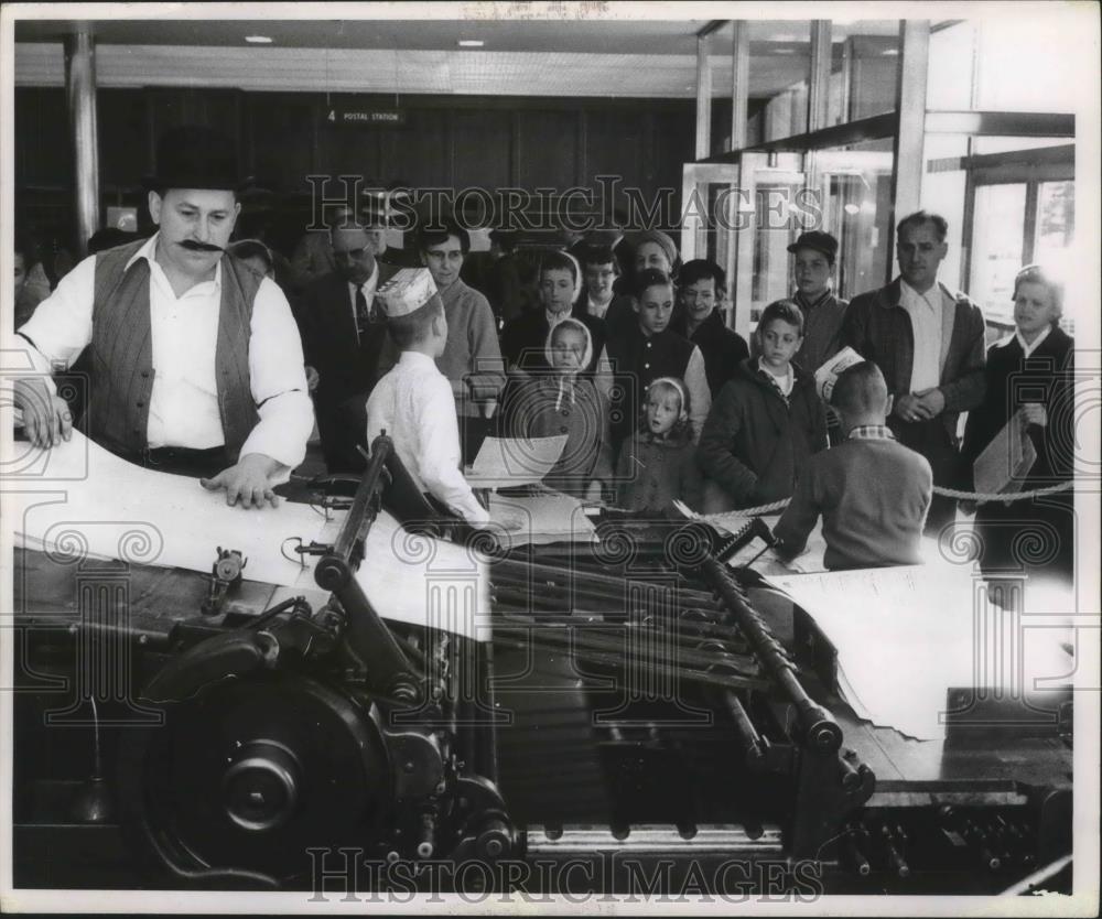Press Photo Promotion Manager, Newell G. Meyer, at The Journal Company - Historic Images