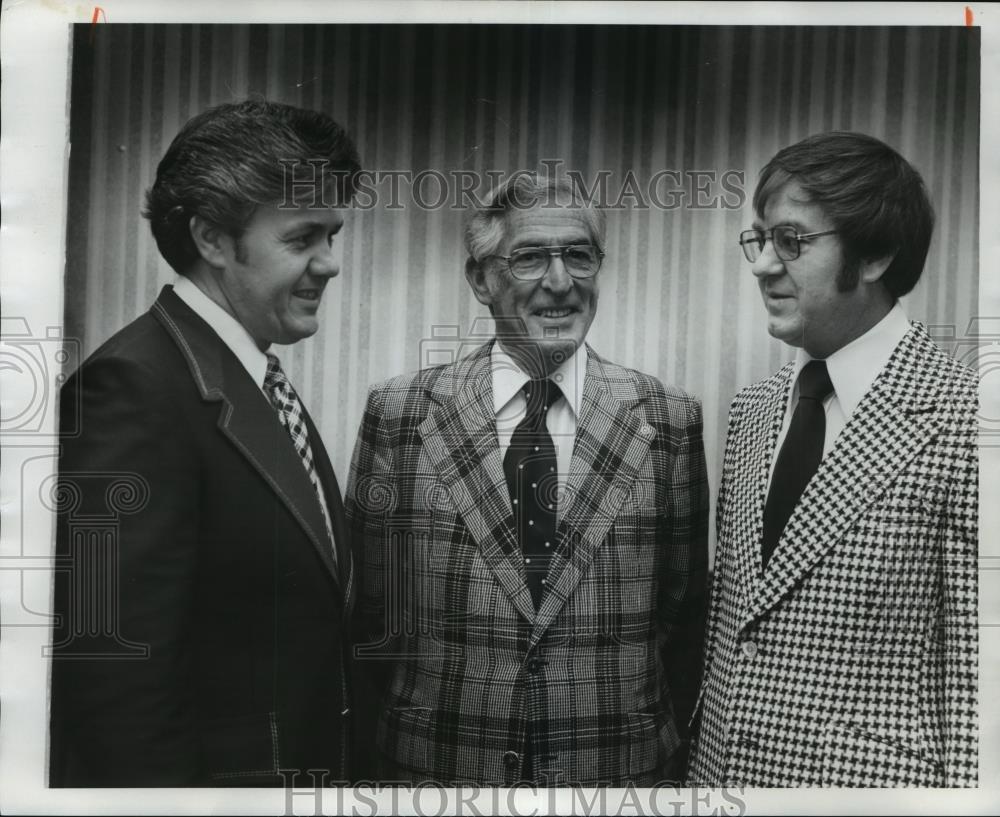 Press Photo Alabama Education Presidents Barnett And Lipscomb, With Ferd Weil - Historic Images