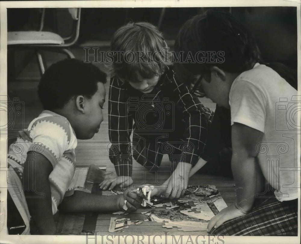 1978 Press Photo Students at Open Education Classes-Grades 1-3, Milwaukee - Historic Images