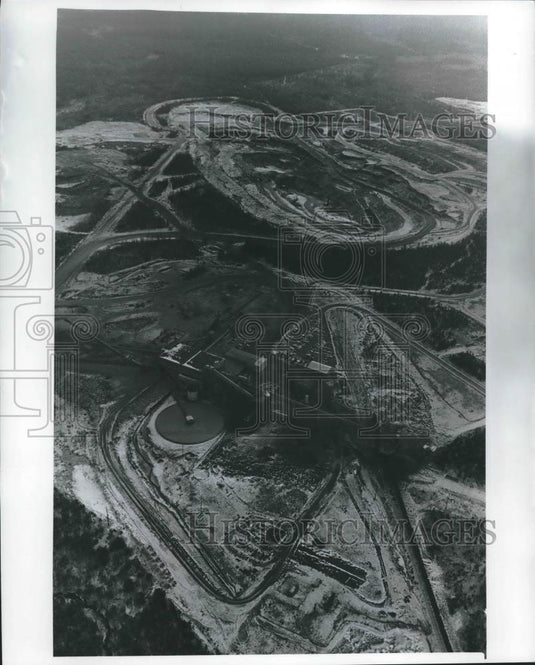 1995 Press Photo Wisconsin's Jackson County Iron Co. working iron mine - Historic Images