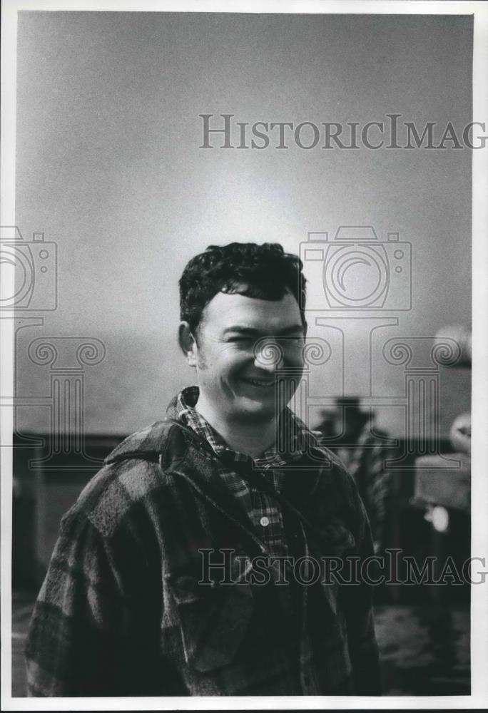 1979 Press Photo Wisconsin Department of Natural Resources manager Jim Moore - Historic Images