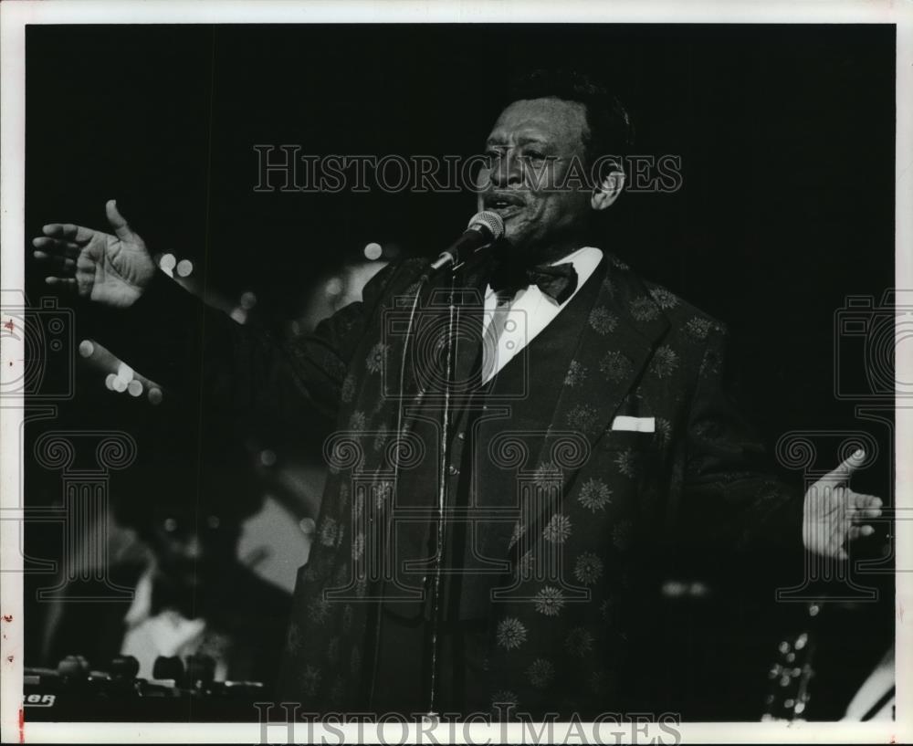 1982 Press Photo Jazz Musician And Entertainer Lionel Hampton In Birmingham - Historic Images