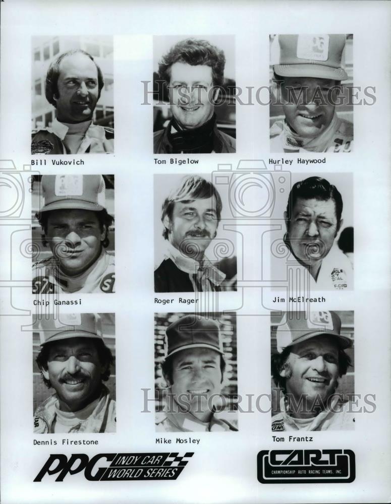 Press Photo Contenders in the PPG Indy Car World Series - cvb60152 - Historic Images