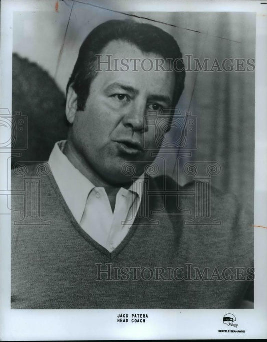 Press Photo Jack Patera, Head Coach - cvb40112 - Historic Images